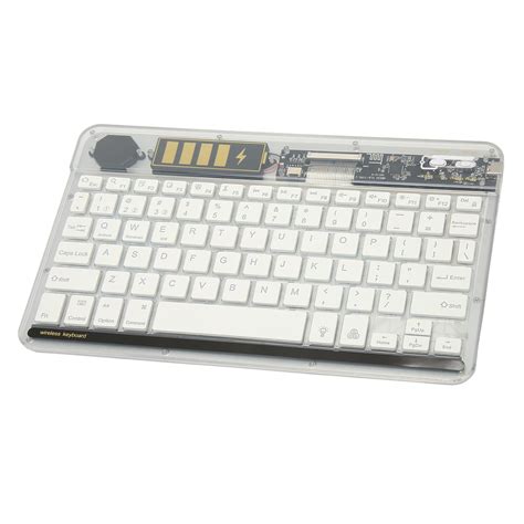 Buy JectseBluetooth Keyboard, 10 Inch Ultra Thin Transparent Acrylic ...