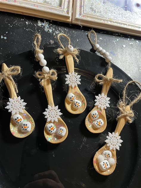 DIY Wooden Spoon Christmas Ornaments