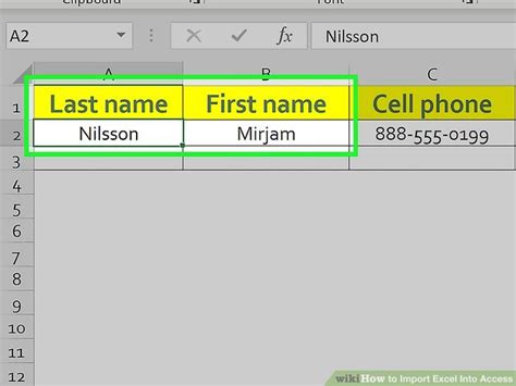 How to Import Data into Access From Excel 的图像结果