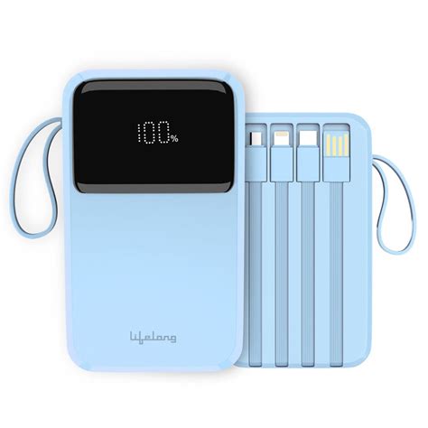 Lifelong 20000mAh Power Bank - Fast Charge & 6 Outputs for All Devices
