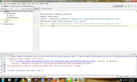Image result for Attribute Error in Python Selenium WebDriver