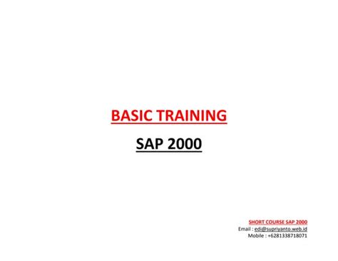 SAP 2000 Tutorial 的图像结果