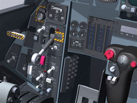 F-14 cockpit. 3D Model $175 - .max .fbx .obj .3ds - Free3D
