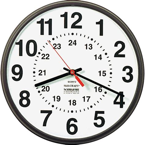 Skil Craft Slimline Wall Clock, 12/24 Hour, Bronze Frame, Quartz ...