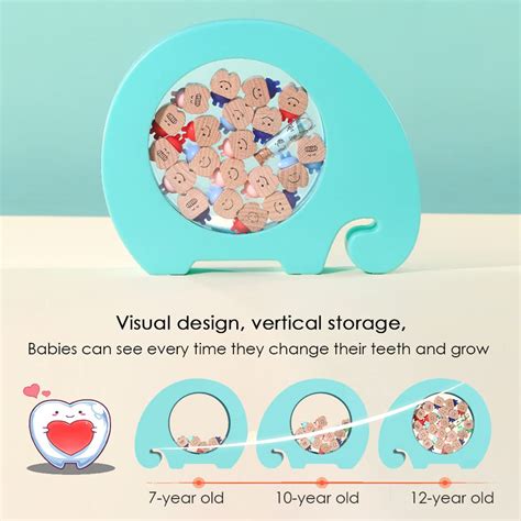 Buy Children's Deciduous Teeth Storage Box and Tooth Holder,Tooth Fairy ...