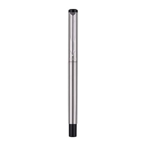 Parker Gift Set Vector Stainless Steel Chrome Trim Roller Ball Pen With ...