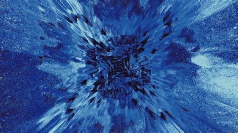 Wallpaper abstraction, blur, distortion, spots, blue hd, picture, image