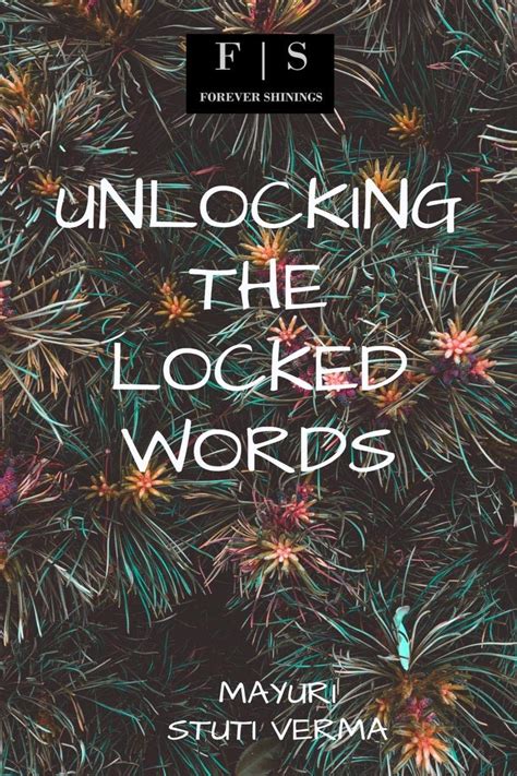 Unlocking The Locked Words : Mayuri And Stuti Verma: Amazon.in: Books