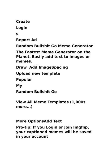 Tarea 45 Large - Create Login s Report Ad Random Bullshit Go Meme ...