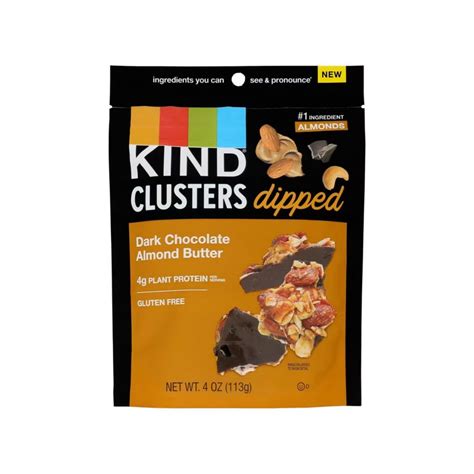 Kind Dark Chocolate Almond Butter Dipped Clusters – Orgánica Store Panamá