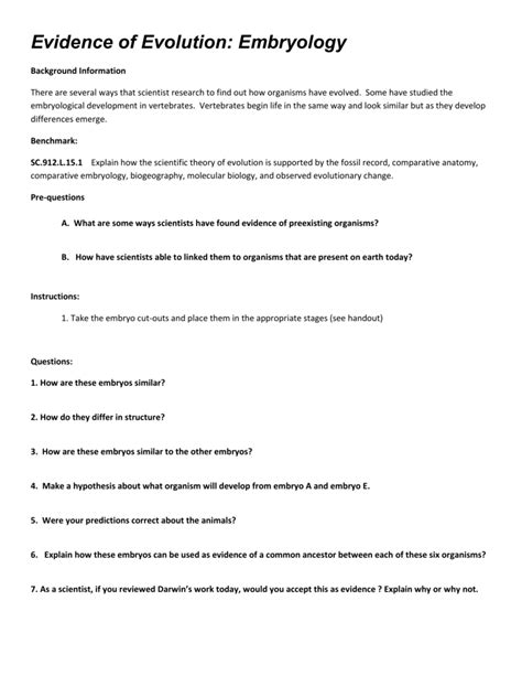 Evidence of Evolution 的图像结果