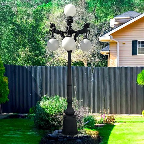10 Ft 5 Arm Horse Pole Light for Commercial or Residential Use | The ...