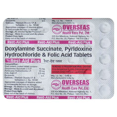 Rest-Aid Plus Tablet | Uses, Side Effects, Price | Apollo Pharmacy