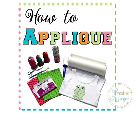 Image result for How to Applique Tutorial