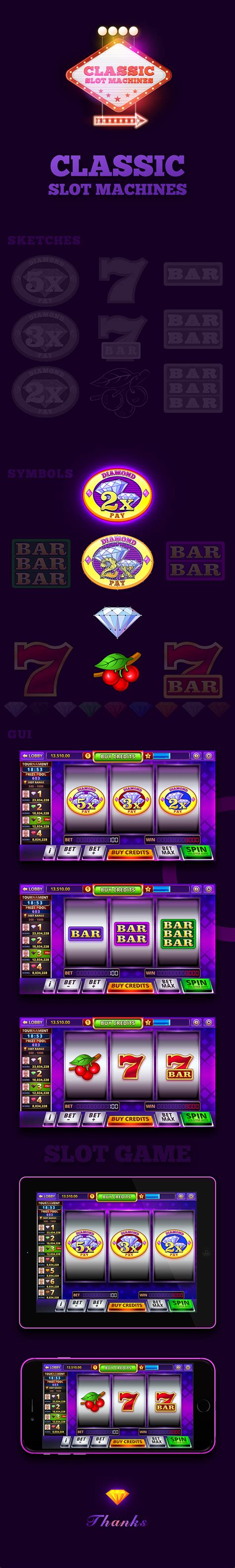 Image result for Slot Machine Game Design