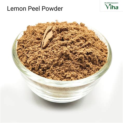 Lemon Peel Powder – Viha Online