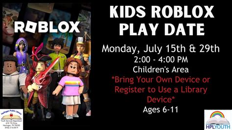 Roblox Play Dates (ages 6-11): July 2024, 410 76 Dr, Harlingen, TX ...