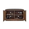COUCH CULTURE Metro Engineered Wood Shoe Rack Combo with Cushion Seat ...