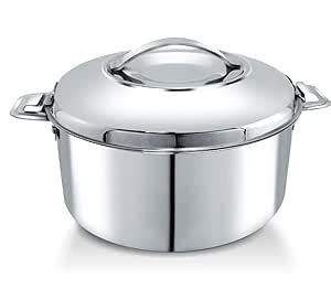 Buy Get Plumm Stainless Steel Casserole | Casserole with Lid | Double ...