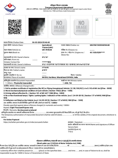 Image result for Blank Proforma Form RTO