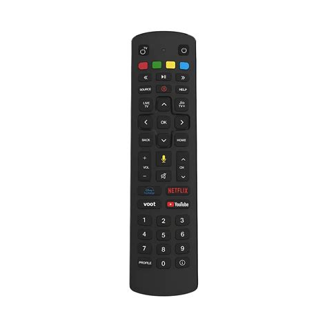 Muvit Original Remote Control Compatible for Jio Fiber Box with Voice