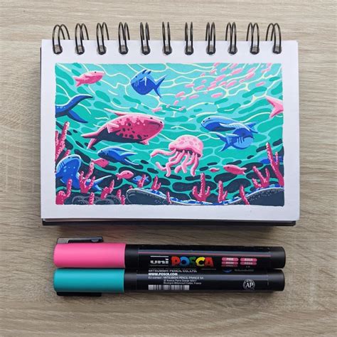 Image result for Posca Paint Pen Tutorials