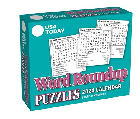 USA TODAY Word Roundup 2024 Day-to-Day Calendar: USA TODAY ...