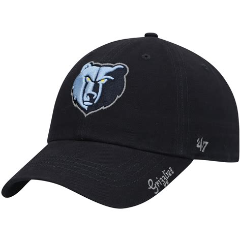 Women's Memphis Grizzlies '47 Navy Miata Clean Up Logo Adjustable Hat
