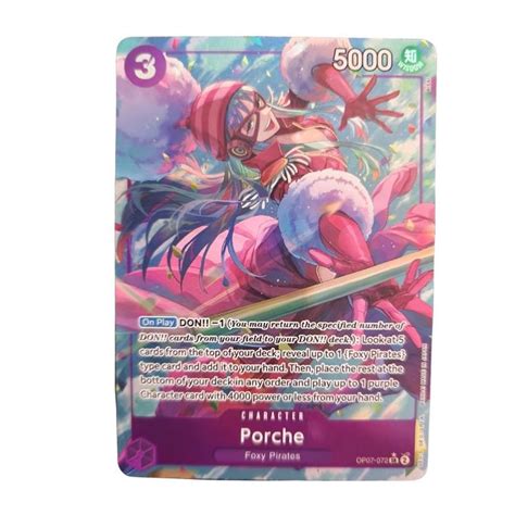 Porche Alternate Art 500 years in future OP07 NM One piece (Gebraucht ...