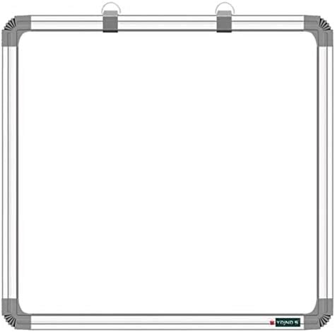 YAJNAS Whiteboard Drywipe 1.5x2 Feet Non Magnetic Double Sided White ...