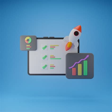 3d financial report chart data analysis for business startup concept 3d ...