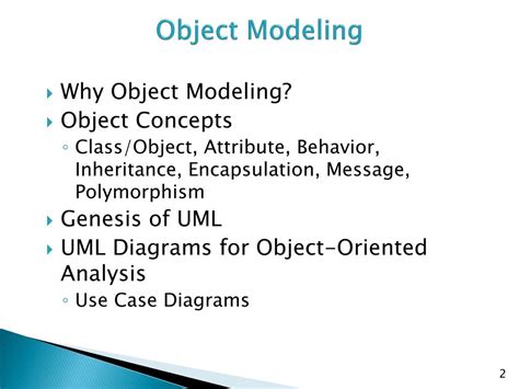Object-Oriented Modeling 的图像结果