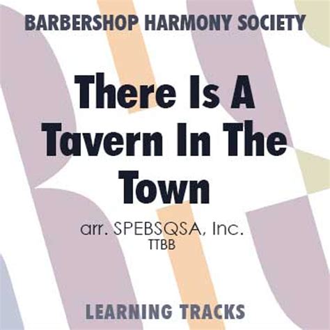 There Is A Tavern In The Town (TTBB) (arr. SPEBSQSA) - Digital Learning ...