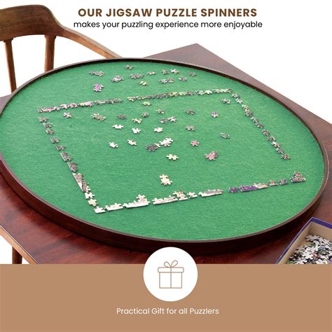 Buy Bits and Pieces - Round Jigsaw Puzzle Spinner Surface 34 - Puzzle ...