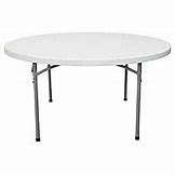 Image result for 60 Inch Plastic Round Dining Table
