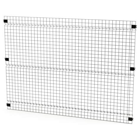 HUSKY RACK & WIRE, 5 ft H x 7 ft W x 1 1/2 in D, Black, Welded Wire ...