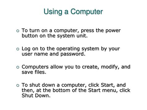Image result for Basics of Using a Computer