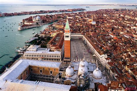 - Aerial of St Mark's square, Venice | Royalty Free Image