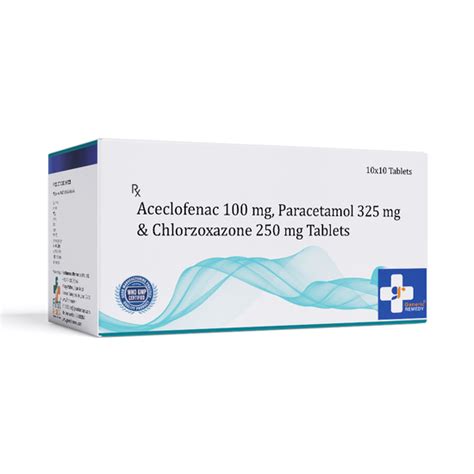 Aceclofenac, Paracetamol & chlorzoxazone tablets Uses, Price – Generic ...