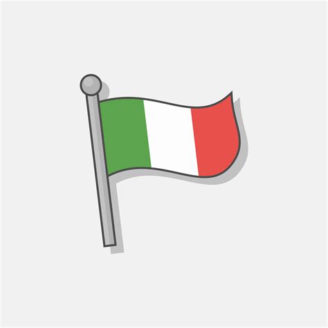Illustration of Italy flag Template 13273996 Vector Art at Vecteezy