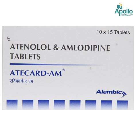 ATECARD AM 5MG TABLET 15'S Price, Uses, Side Effects, Composition ...