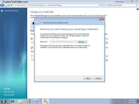 Image result for Add a Windows Credential Windows 1.0