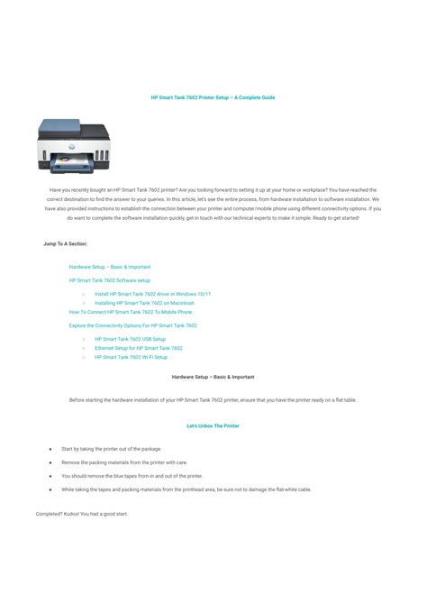 Image result for HP Smart Tank Setup