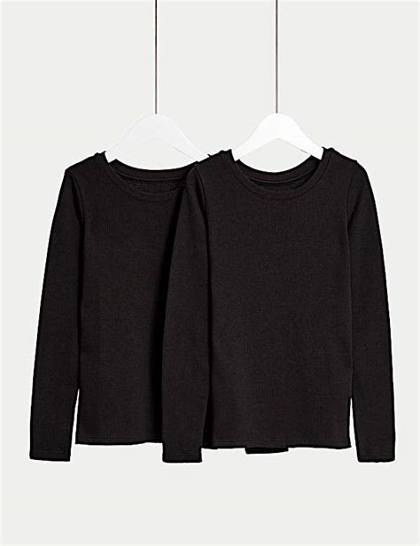 Buy 2 Pack Heatgen™ Thermal Tops (2-14 Yrs) at Marks & Spencer