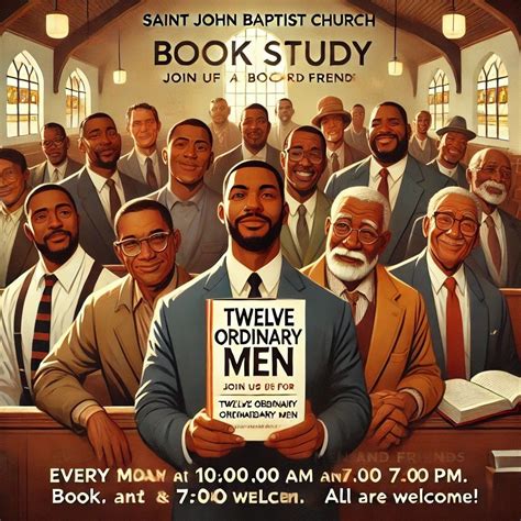 SJBC Twelve Ordinary Men Book Study at 1397 Penniman Road, Williamsburg ...