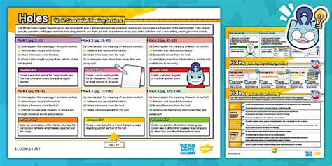 FREE! - UKS2 Holes Read, Write, Succeed Guided Reading Overview