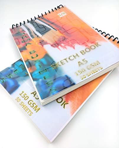 SHARMA BUSINESS Artist Sketchbook Wiro Bound A5 Size Sketchbook for ...