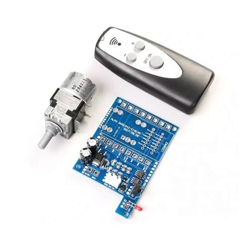Buy Panel Mount Motorized Volume Control 100K IR remote Control Online ...