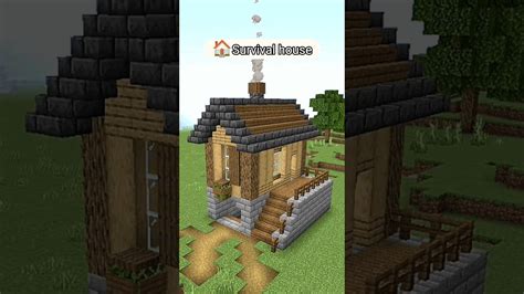 Image result for Minecraft Survival Small House Tutorial