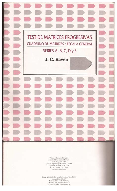 RSPM Booklet-merged - Booklet for Raven's standard progressive matrics ...